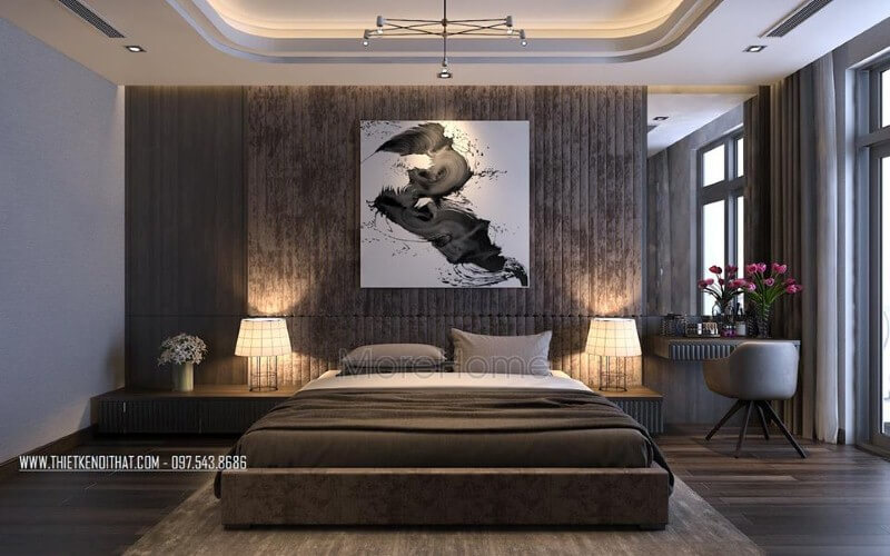 Giường ngủ chung cư hiện đại Giường ngủ chung cư hiện đại